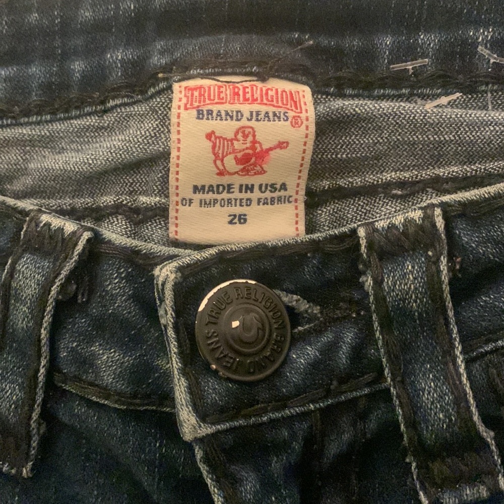 Women’s True Religion Jeans Julie Super T Skinny Size 26 - Picture 2 of 5